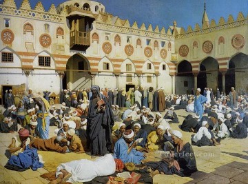 En la mezquita Ludwig Deutsch Islámica Pinturas al óleo